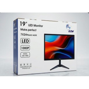 GLOW 19 İNCH LED MONİTÖR HDMI+VGA HOPARLÖRLÜ KUMANDALI